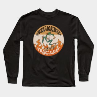 Frogs against fascism Long Sleeve T-Shirt